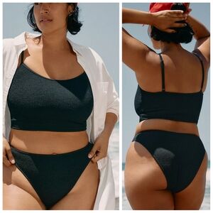 Good American Always Fits Cheeky Bikini Bottoms | 2X/3X | NWT